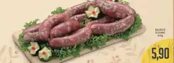 Supermercati Piccolo SALSICCE DI SUINO offerta