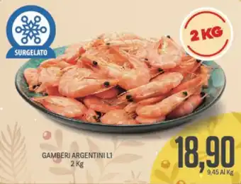 Supermercati Piccolo GAMBERI ARGENTINI L1 2 Kg offerta