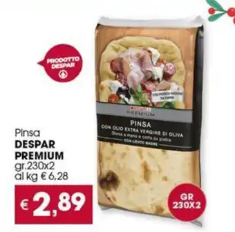 Despar Pinsa DESPAR PREMIUM gr.230x2 offerta