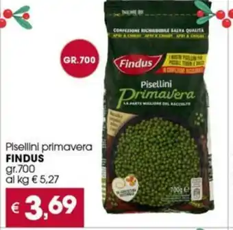Despar Pisellini primavera FINDUS gr.700 offerta