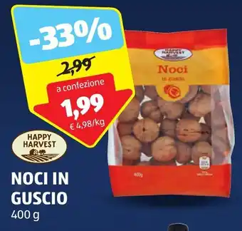 ALDI NOCI IN GUSCIO 400 g offerta