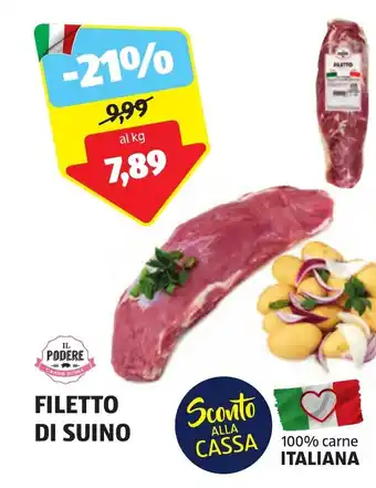 ALDI FILETTO DI SUINO offerta