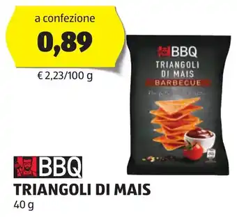 ALDI TRIANGOLI DI MAIS 40 g offerta