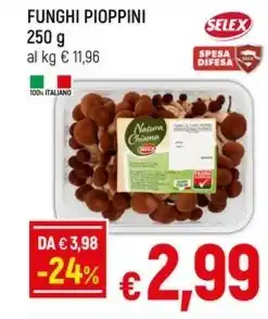 Famila FUNGHI PIOPPINI offerta