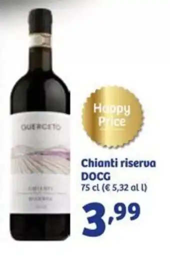 In'S Mercato Chianti riserva DOCG 75 cl offerta