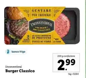 Unconventional Burger Classico 220g
