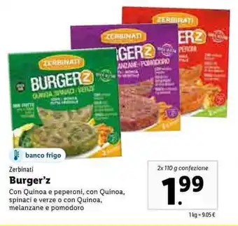 Zerbinati Burger'z 2x 110g