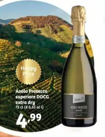 In'S Mercato Asolo Prosecco superiore DOCG extra dry 75 cl offerta