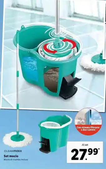 Lidl Cleanmaxx Set mocio offerta