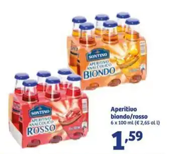 In'S Mercato Aperitivo biondo/rosso 6 x 100 ml offerta