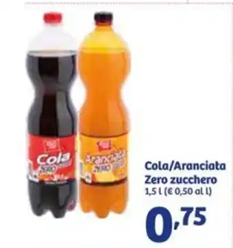 In'S Mercato Cola/Aranciata Zero zucchero 1,5 l offerta