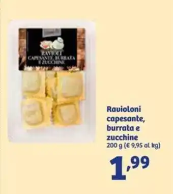 In'S Mercato Ravioloni capesante, burrata e zucchine 200 g offerta