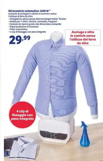 Stiracamicie automatico 1200 W