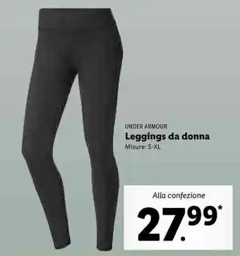 Lidl Under Armour Leggings da donna S-XL offerta
