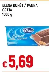 Famila ELENA BUNÈT / PANNA COTTA offerta