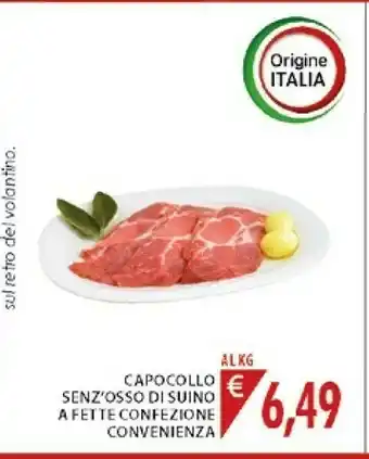 Mercatò Capocollo Senz' Osso Di Suino A Fette offerta