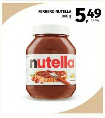 Pam Ferrero Nutella offerta
