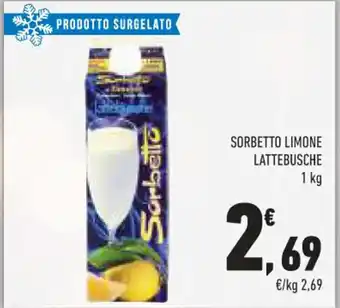 Conad SORBETTO LIMONE LATTEBUSCHE 1 kg offerta