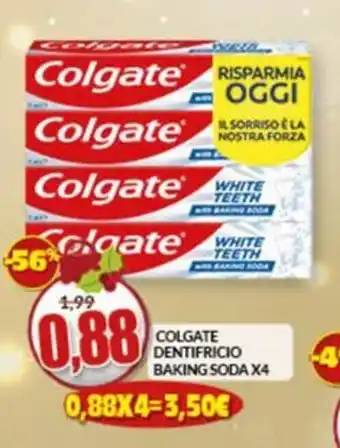 Risparmio Casa COLGATE DENTIFRICIO BAKING SODA X4 offerta