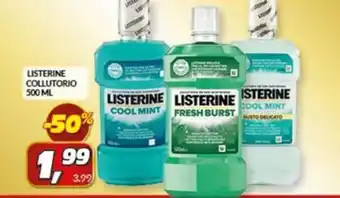 Risparmio Casa LISTERINE COLLUTORIO 500 ml offerta