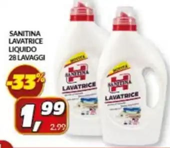 Risparmio Casa SANITINA LAVATRICE LIQUIDO 28 LAVAGGI offerta