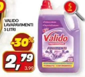Risparmio Casa VALIDO LAVAPAVIMENTI 5 LITRI offerta