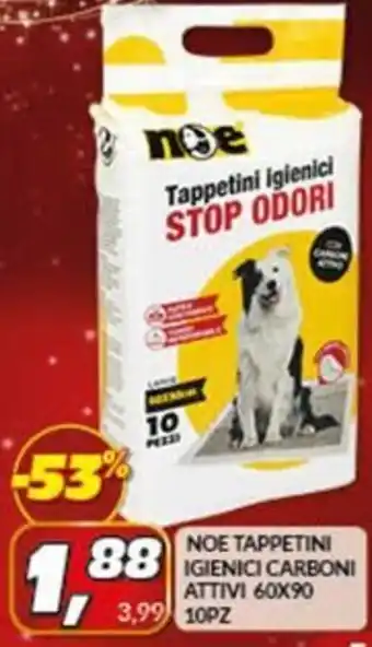 Risparmio Casa NOE TAPPETINI IGIENICI CARBONI ATTIVI 60X90 offerta