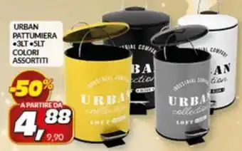 Risparmio Casa URBAN PATTUMIERA +3LT-5LT COLORI ASSORTITI offerta
