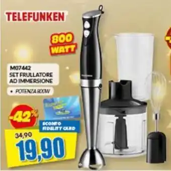 Risparmio Casa SET FRULLATORE AD IMMERSIONE offerta