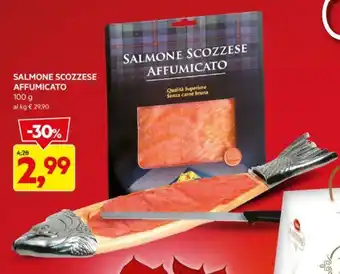 DPiù SALMONE SCOZZESE AFFUMICATO 100 g offerta