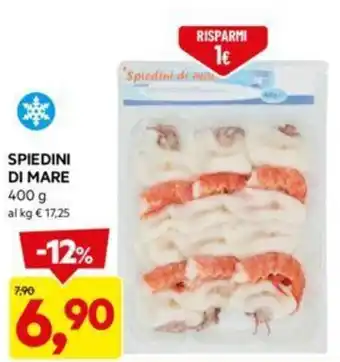 DPiù SPIEDINI DI MARE 400 g offerta