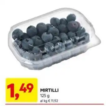DPiù MIRTILLI 125 g offerta