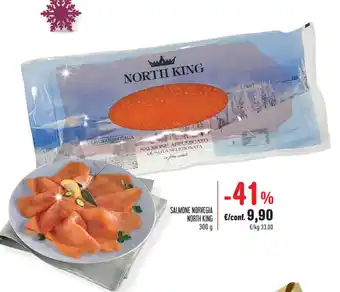 Spazio Conad SALMONE NORVEGIA NORTH KING 300 g offerta