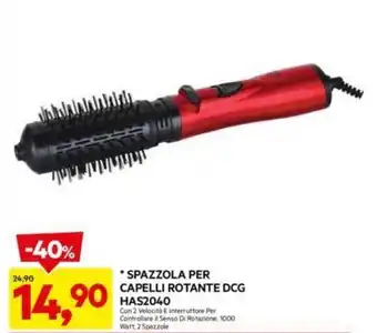 DPiù SPAZZOLA PER CAPELLI ROTANTE DCG HAS2040 offerta