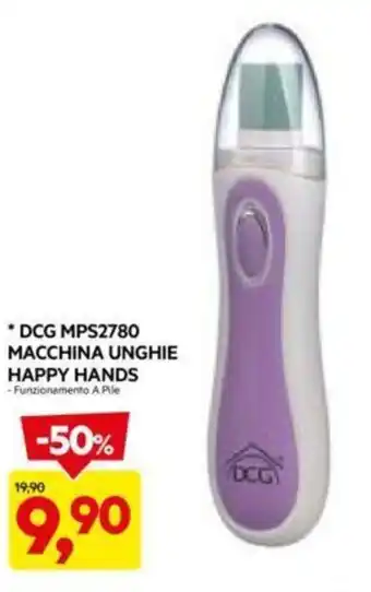 DPiù DCG MPS2780 MACCHINA UNGHIE HAPPY HANDS offerta