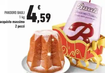 Conad Superstore PANDORO BAULI 1 kg offerta