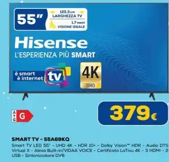 Euronics SMART TV - 55A69KQ offerta
