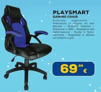 Euronics PLAYSMART GAMING CHAIR offerta