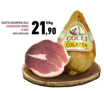 Conad CULATTA SALUMIFICIO COLLI STAGIONATURA MINIMA offerta