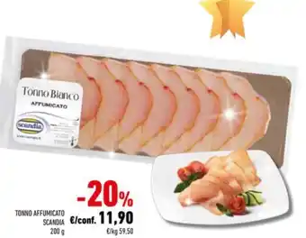 Conad TONNO AFFUMICATO SCANDIA 200 g offerta