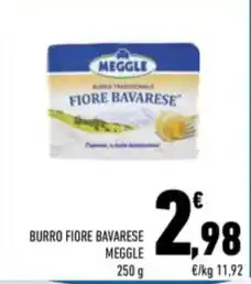 Conad BURRO FIORE BAVARESE MEGGLE offerta