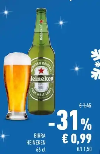 Conad BIRRA HEINEKEN 66 cl offerta