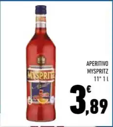 Conad APERITIVO MYSPRITZ 11° 1 l offerta