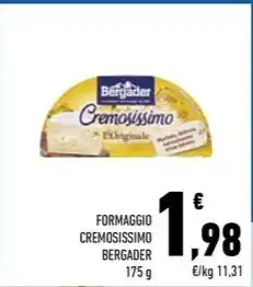 Conad FORMAGGIO CREMOSISSIMO BERGADER offerta