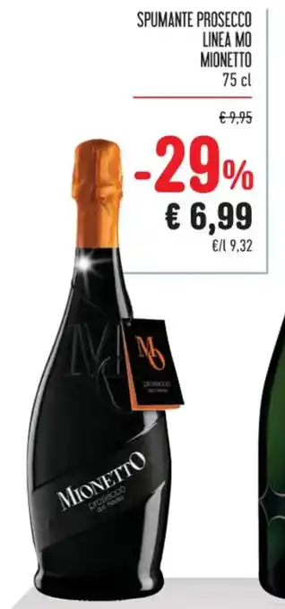 Spazio Conad SPUMANTE PROSECCO LINEA MO MIONETTO 75 cl offerta