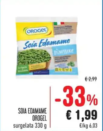 Spazio Conad SOIA EDAMAME OROGEL surgelata 330 g offerta