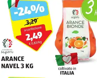 ALDI ARANCE NAVEL 3 KG offerta