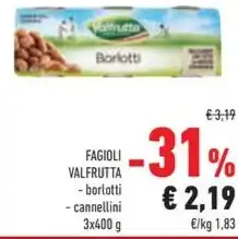 Conad Superstore FAGIOLI VALFRUTTA offerta