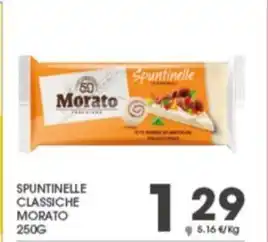 Despar SPUNTINELLE CLASSICHE MORATO 250G offerta