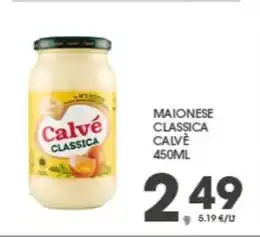 Despar MAIONESE CLASSICA CALVE 450ML offerta